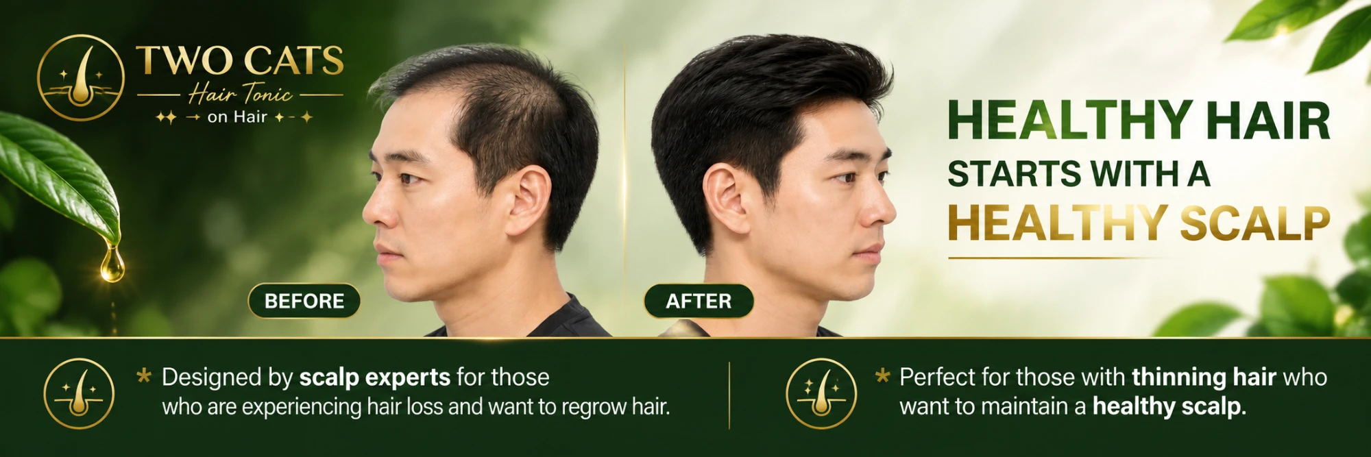 Healthy hair starts with a healthy scalp