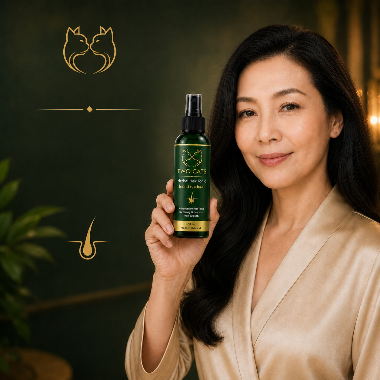 Two Cats Herbal Hair Tonic